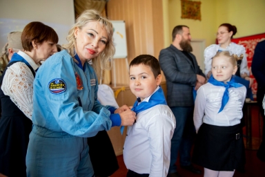 Космический праздник для гагаринцев Донецкой Республики 14