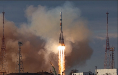 Ракета-носитель с кораблем "Союз МС-25" успешно стартовала с Байконура